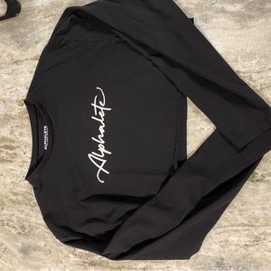 Alphalete Long Sleeve Crop Top